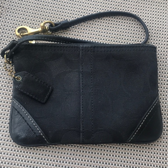 Coach Handbags - Black Coach Wristlet